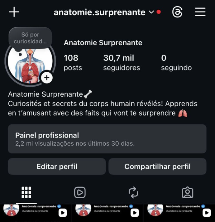 Capture du compte anatomie.surprenante